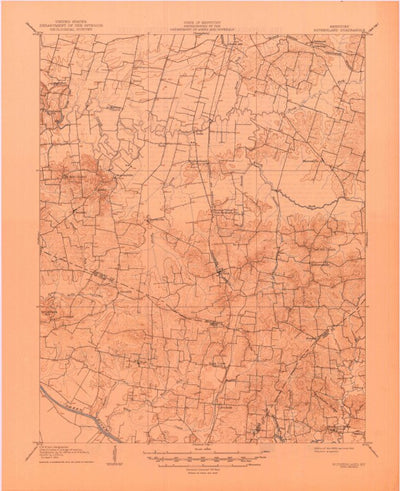United States Geological Survey Sutherland, KY (1906, 62500-Scale) digital map