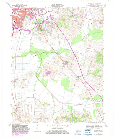 United States Geological Survey Sutherland, KY (1968, 24000-Scale) digital map