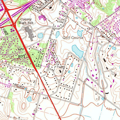 United States Geological Survey Sutherland, KY (1968, 24000-Scale) digital map