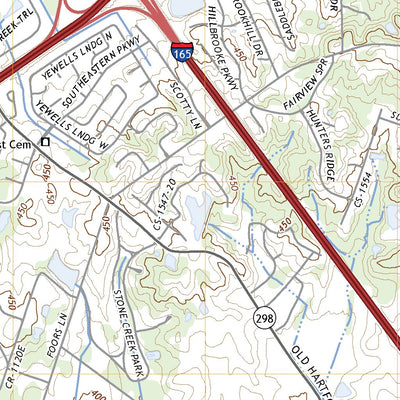 United States Geological Survey Sutherland, KY (2022, 24000-Scale) digital map