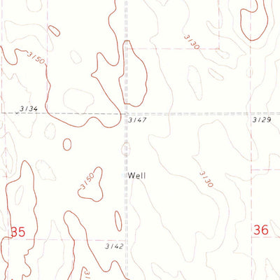 United States Geological Survey Sutherland Reservoir East, NE (1971, 24000-Scale) digital map