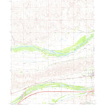 United States Geological Survey Sutherland Reservoir NW, NE (1971, 24000-Scale) digital map