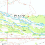United States Geological Survey Sutherland Reservoir NW, NE (1971, 24000-Scale) digital map