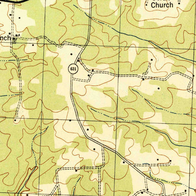 United States Geological Survey Sutherland, VA (1944, 31680-Scale) digital map