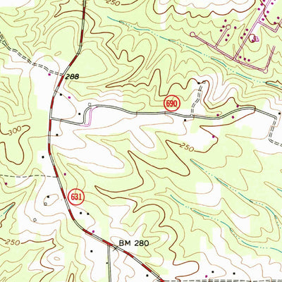 United States Geological Survey Sutherland, VA (1963, 24000-Scale) digital map