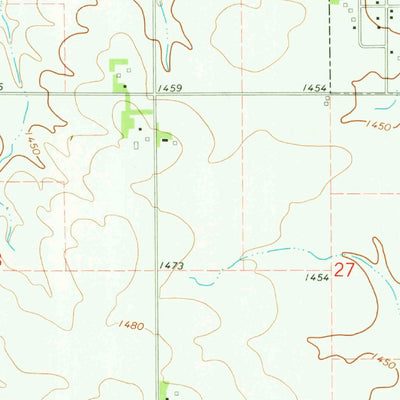 United States Geological Survey Sutherland West, IA (1971, 24000-Scale) digital map