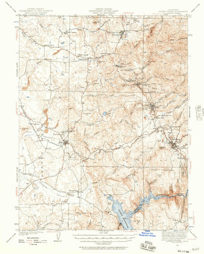 United States Geological Survey Sutter Creek, CA (1941, 62500-Scale) digital map
