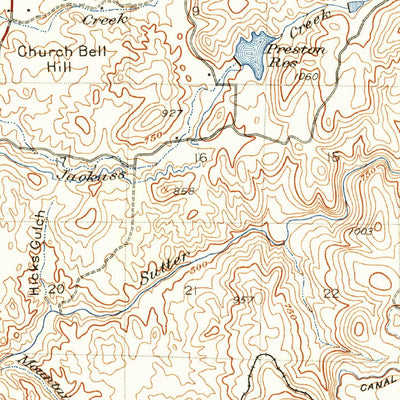United States Geological Survey Sutter Creek, CA (1941, 62500-Scale) digital map