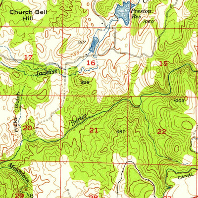 United States Geological Survey Sutter Creek, CA (1957, 62500-Scale) digital map