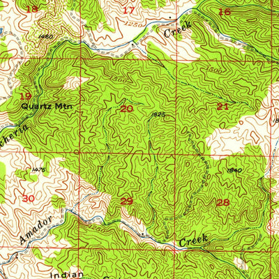United States Geological Survey Sutter Creek, CA (1957, 62500-Scale) digital map