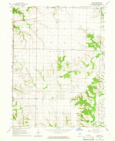 United States Geological Survey Sutter, IL (1964, 24000-Scale) digital map