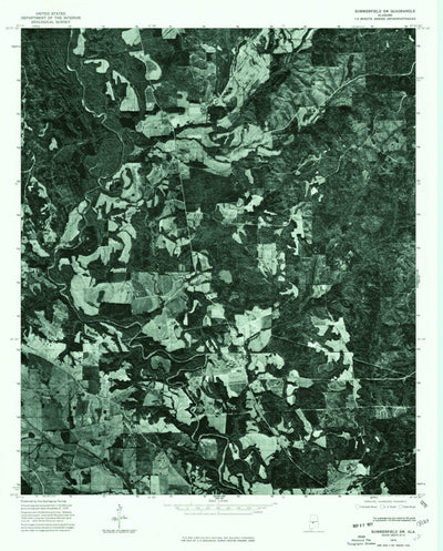 United States Geological Survey Suttle, AL (1975, 24000-Scale) digital map