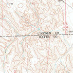 United States Geological Survey Suttlers Canyon West, NE (1973, 24000-Scale) digital map