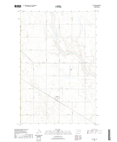 United States Geological Survey Sutton, ND (2020, 24000-Scale) digital map