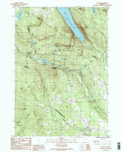 United States Geological Survey Sutton, VT (1986, 24000-Scale) digital map
