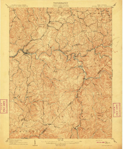 United States Geological Survey Sutton, WV (1910, 62500-Scale) digital map