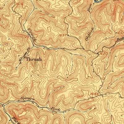 United States Geological Survey Sutton, WV (1910, 62500-Scale) digital map