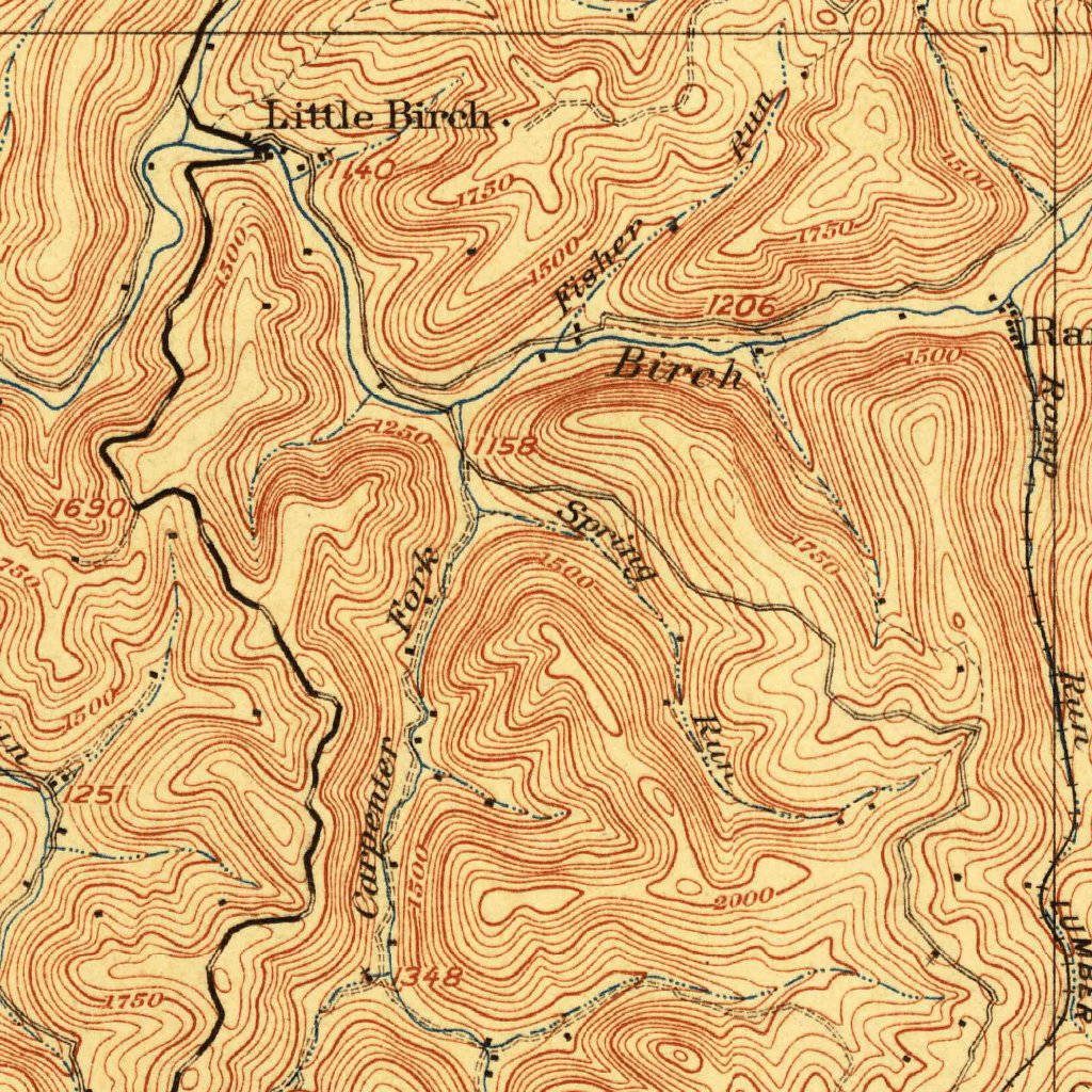 Sutton, WV (1910, 62500-Scale) Map by United States Geological Survey ...