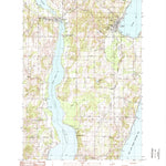 United States Geological Survey Suttons Bay, MI (1983, 25000-Scale) digital map