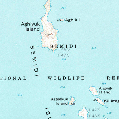 United States Geological Survey Sutwik Island, AK (1963, 250000-Scale) digital map