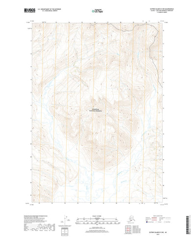 United States Geological Survey Sutwik Island D-5 NE, AK (2019, 25000-Scale) digital map