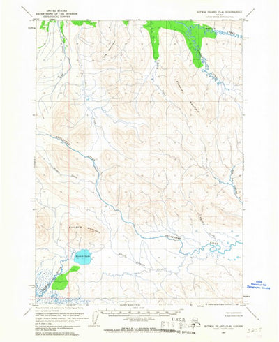 United States Geological Survey Sutwik Island D-6, AK (1963, 63360-Scale) digital map