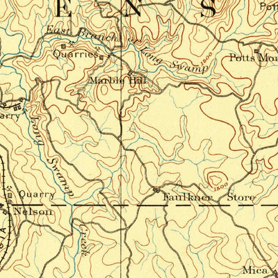 United States Geological Survey Suwanee, GA (1894, 125000-Scale) digital map