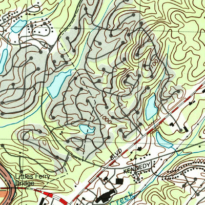United States Geological Survey Suwanee, GA (1999, 24000-Scale) digital map