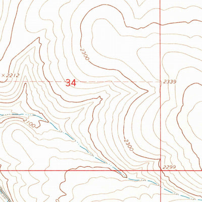 United States Geological Survey Swaggart Buttes, OR (1968, 24000-Scale) digital map