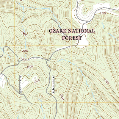 United States Geological Survey Swain, AR (2020, 24000-Scale) digital map