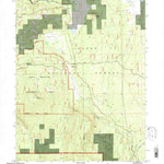United States Geological Survey Swain Mountain, CA (1995, 24000-Scale) digital map