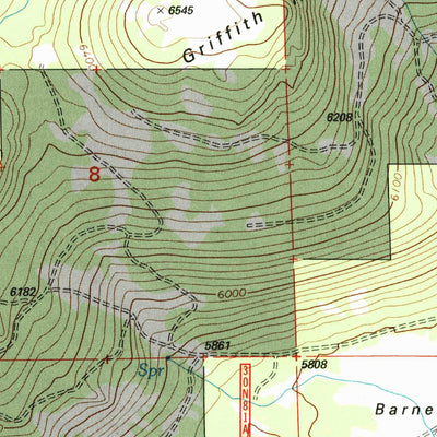 United States Geological Survey Swain Mountain, CA (1995, 24000-Scale) digital map