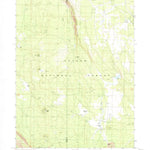 United States Geological Survey Swains Hole, CA (1985, 24000-Scale) digital map