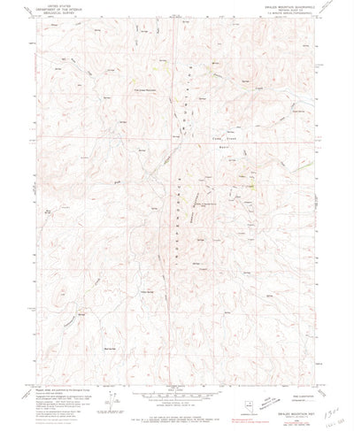 United States Geological Survey Swales Mountain, NV (1958, 24000-Scale) digital map