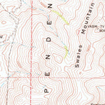 United States Geological Survey Swales Mountain, NV (1958, 24000-Scale) digital map