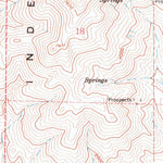 United States Geological Survey Swales Mountain, NV (1958, 24000-Scale) digital map
