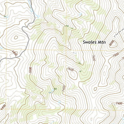 United States Geological Survey Swales Mountain, NV (2018, 24000-Scale) digital map