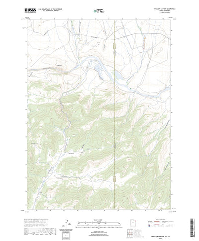 United States Geological Survey Swallow Canyon, UT (2023, 24000-Scale) digital map