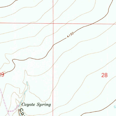 United States Geological Survey Swallow Nest Canyon, NM (1967, 24000-Scale) digital map