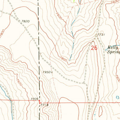 United States Geological Survey Swamp Creek, MT (1968, 24000-Scale) digital map