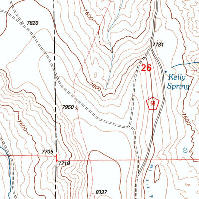 United States Geological Survey Swamp Creek, MT (1997, 24000-Scale) digital map