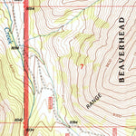 United States Geological Survey Swamp Creek, MT (1997, 24000-Scale) digital map