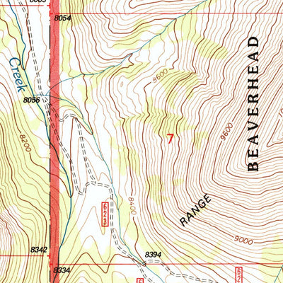 United States Geological Survey Swamp Creek, MT (1997, 24000-Scale) digital map