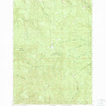 United States Geological Survey Swamp Mountain, OR (1989, 24000-Scale) digital map
