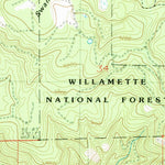 United States Geological Survey Swamp Mountain, OR (1989, 24000-Scale) digital map