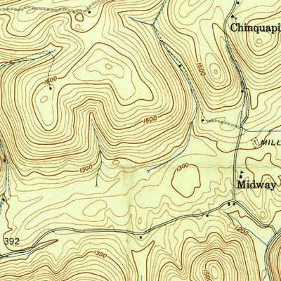 United States Geological Survey Swan Island, TN (1942, 24000-Scale) digital map