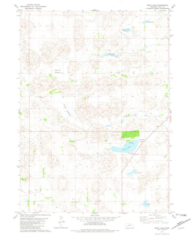 United States Geological Survey Swan Lake, NE (1981, 24000-Scale) digital map