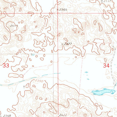 United States Geological Survey Swan Lake, NE (1981, 24000-Scale) digital map