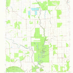 United States Geological Survey Swan Lake NW, MS (1967, 24000-Scale) digital map
