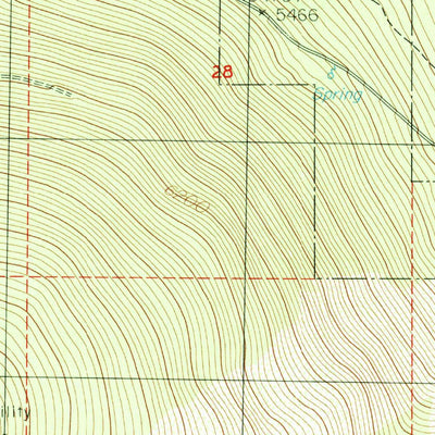 United States Geological Survey Swan Lake Point, OR (1985, 24000-Scale) digital map